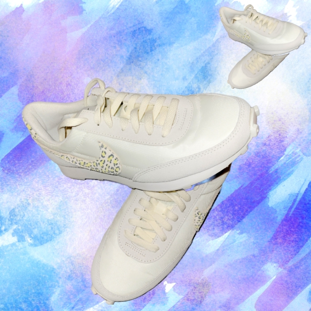 Nike Daybreak SE Low Womens Casual Shoes White Animal Print DM3346-100 Sz 7